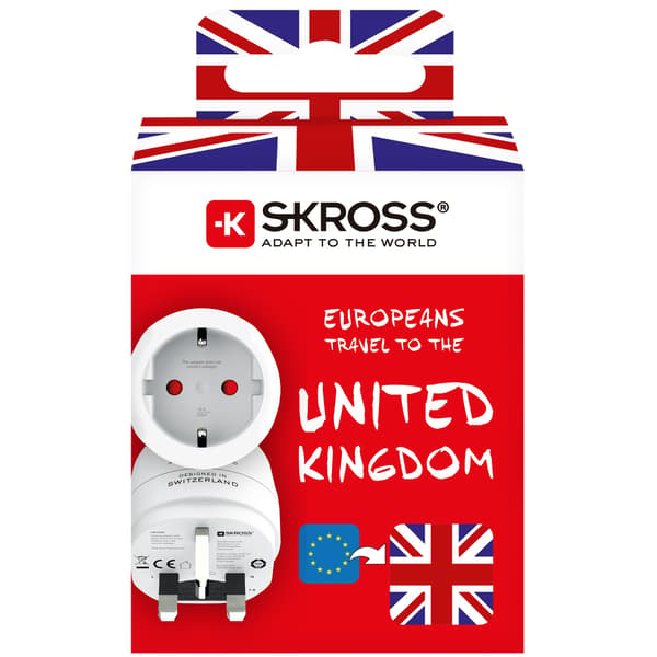 Jordet EU til UK stikadapter