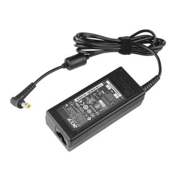 ACER strømadapter 65W, 19V, gul