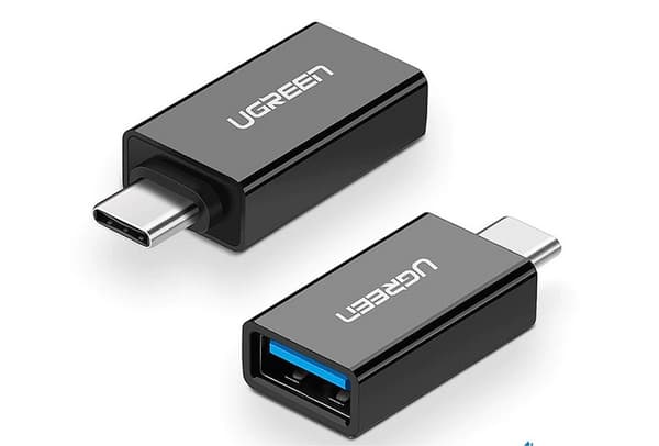 Ugreen USB-C til USB-A 3.0 Adapter - Svart