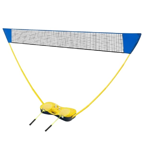 Bærbart badmintonnettsett 270 cm, racketer, bæreveske