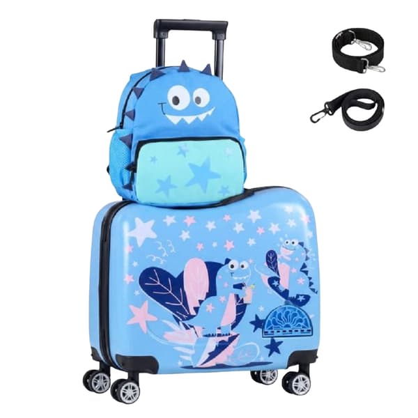 Barn 2-delat handbagageset, blått