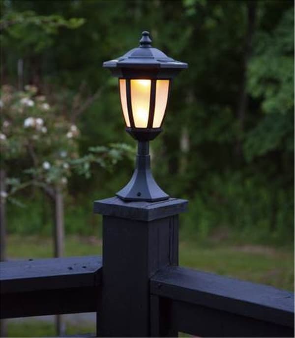 SOLCELL FACKLAGA / 63cm / Sensor / Utomhusanvändning/ IP44