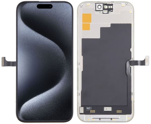 iPhone 15 Pron integroitu näyttö