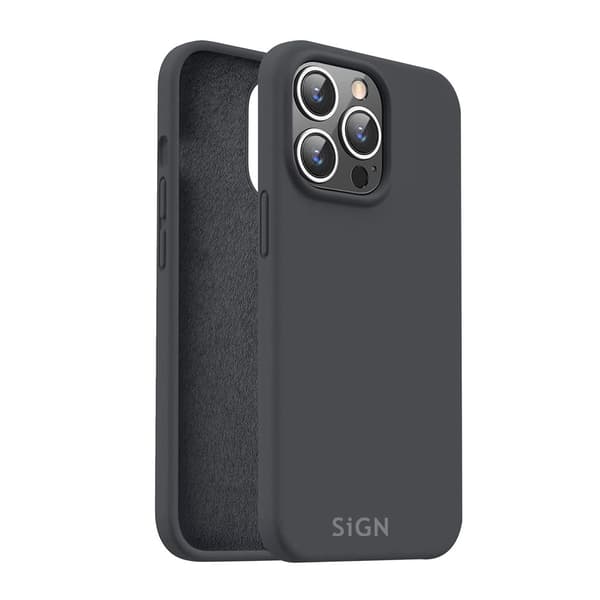 Liquid Silikonetui til iPhone 15 Pro Max - Svart