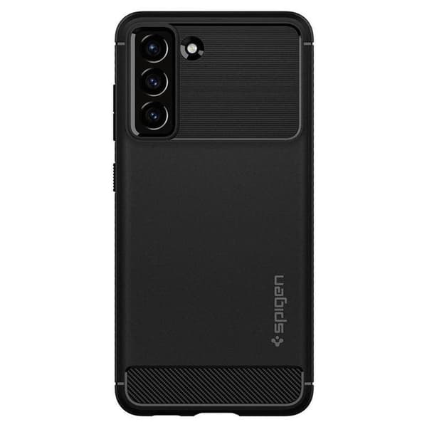 Spigen Samsung Galaxy S21 FE Rugged Armor-deksel - Mattsvart