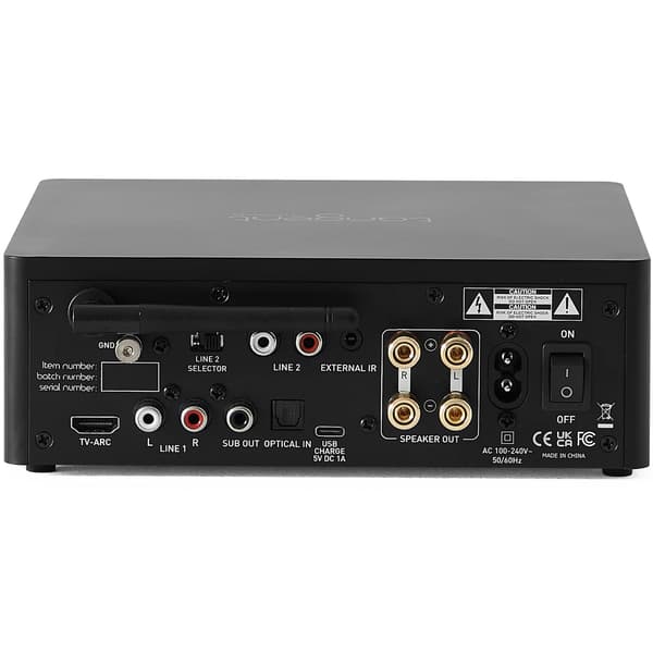 Bluetooth Phono-forstærker med HDMI – Sort