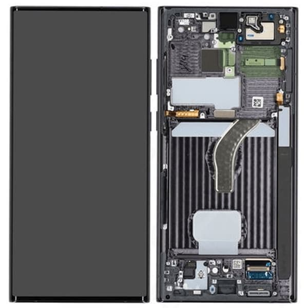 Galaxy S22 Ultra LCD-skærm Phantom Sort