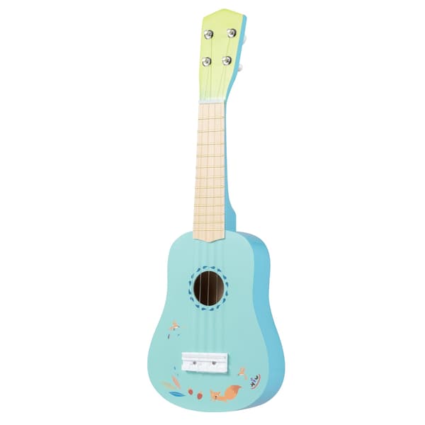 53 cm barnukulele, 4-strängad linskropp, ljusblå