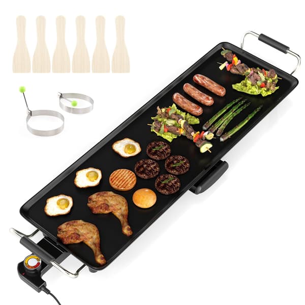 Elektrisk Teppanyaki-grillplate, 70 cm non-stick overflate