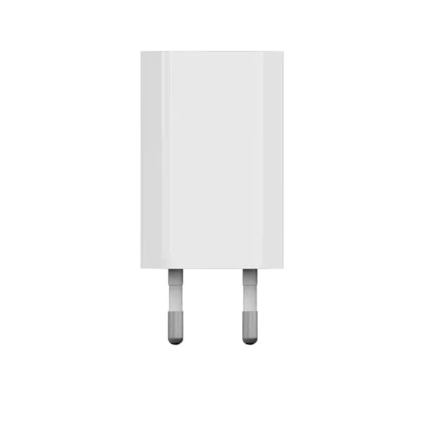 SiGN Vegglader for iPhone, Android, 1A - Hvit