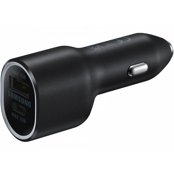 Samsung USB-C USB-A Duo Biloplader - Sort