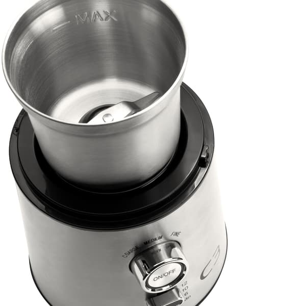 Kaffekværn, 85g kapacitet, 200W, børstet rustfrit stål