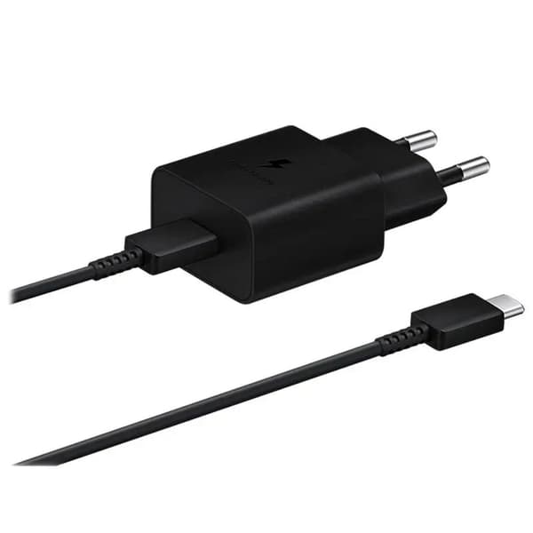 SAMSUNG SUPER FAST USB-C PD 3A, 25W vægoplader - sort