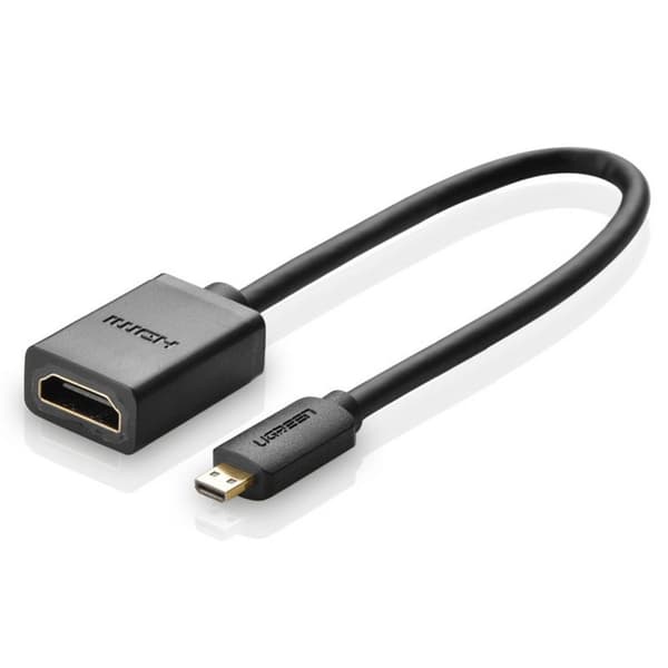 Ugreen Micro HDMI til HDMI Kabel 20cm - Svart