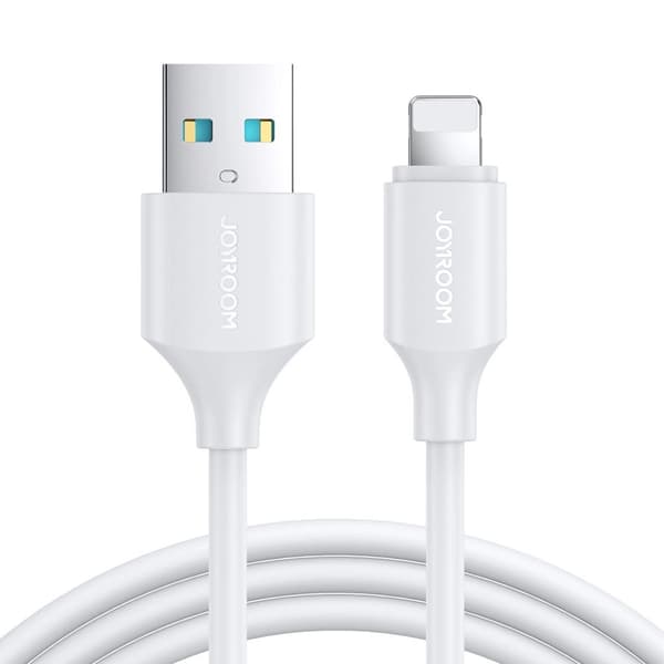 Joyroom hurtigladekabel USB-A til Lightning 3A, 1m - hvit
