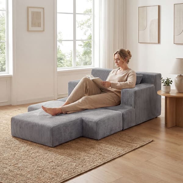 Sammenklappelig sovesofa, sovesofa, grå, 2 puder