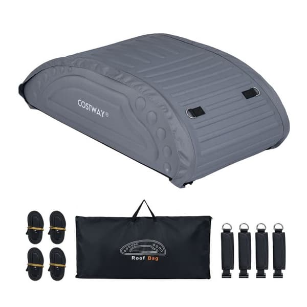 Vanntett 400L biltakbag, 4 stropper