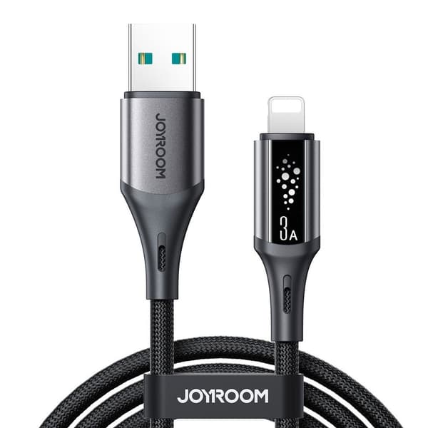 Joyroom S-A60 Fast Charging Cable Usb-A To Lightning 3A – 1.2 M, Black