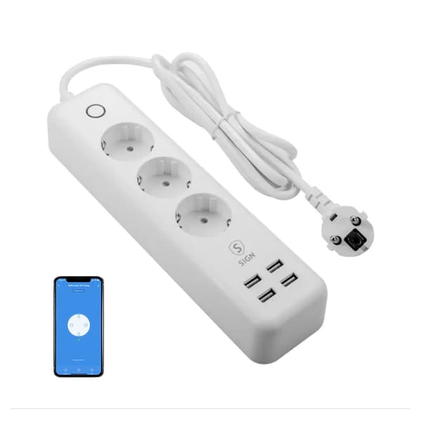 Smart WiFi-kontakt 10A
