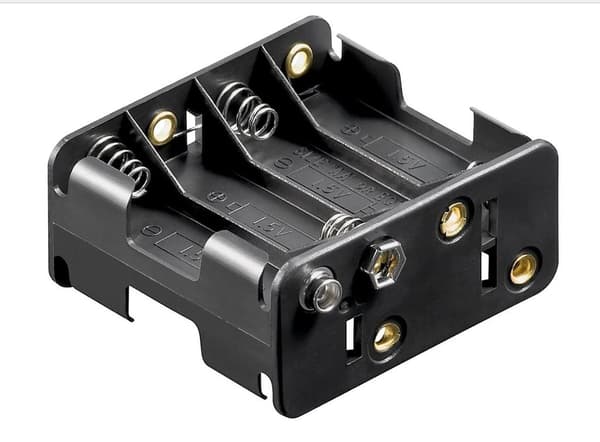 Batteriholder for 8 AA-batterier