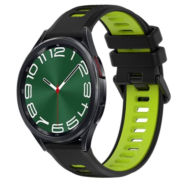 Samsung Galaxy Watch 6 Classic 47mm Urrem - Sort/Grøn