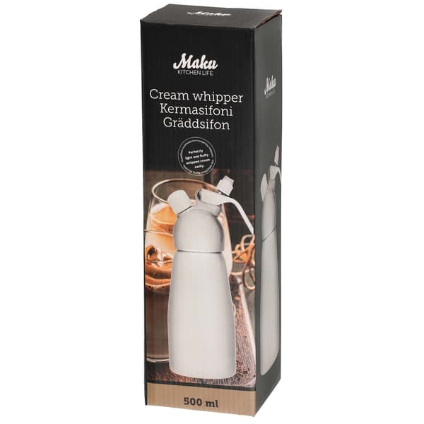 Flødeskumsdispenser, 500 ml kapacitet