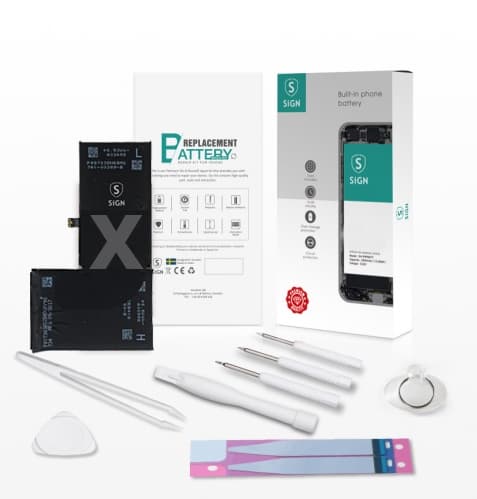 komplett sett for batteribytte - iPhone X