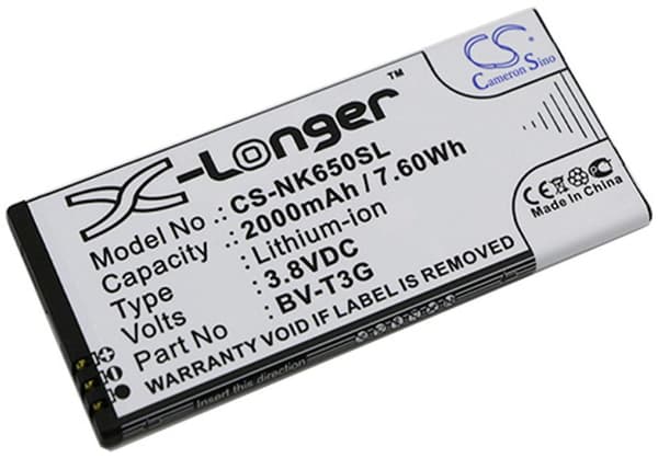 Batteri til Microsoft Lumia 650 etc