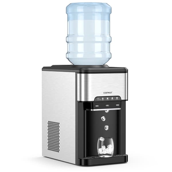 Vanndispenser for benkeplate, varm kald ismaskin, sølv