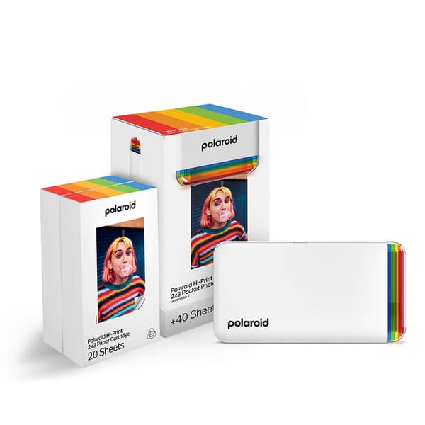 POLAROID-skriver HiPrint 2x3 Gen. 2 E-boks Hvit