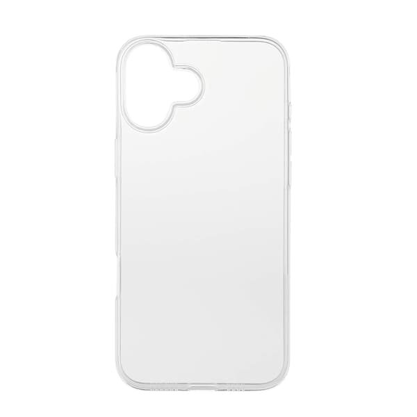 ONSALA Back Recycled Clear Case TPU iPhone 16 Plus Clear