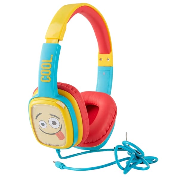 EMOJI-hodetelefoner Flip'N'Switch Junior On-Ear Kablet Blå 85dB