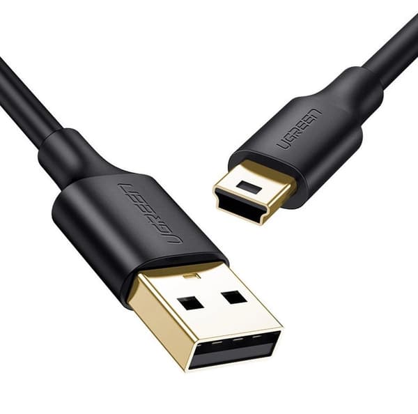 Ugreen USB-A till mini USB-kabel, 480Mbps, 3m - Svart