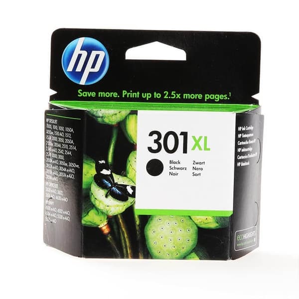 HP Ink CH563EE 301XL musta
