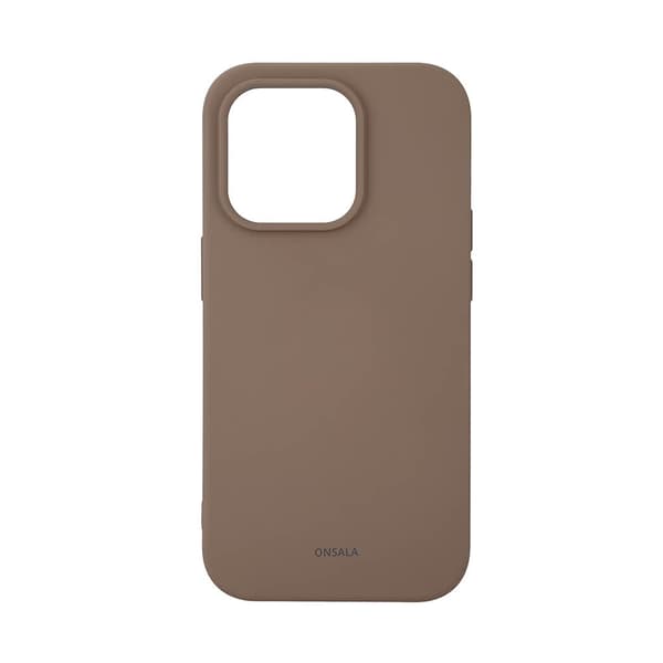 ONSALA Bakdeksel Silikon iPhone 14 Pro 6.1" Summer Sand