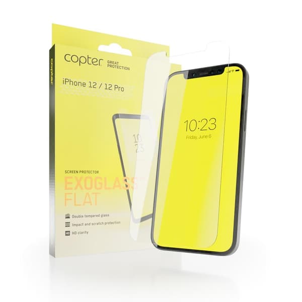 Copter Exoglass skjermbeskytter for iPhone 12 Pro & iPhone 12 6.1"