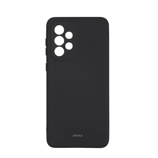 ONSALA Mobildeksel Silikon Samsung A33 5G Sort