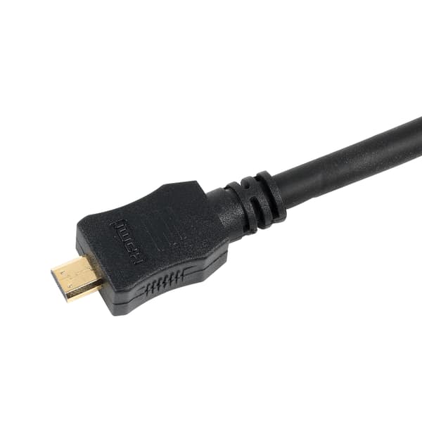 HDMI til Micro-HDMI-kabel 4K, 5m - Svart