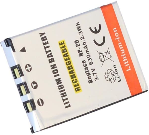 Batteri for NP-20 Casio erstatningsbatteri