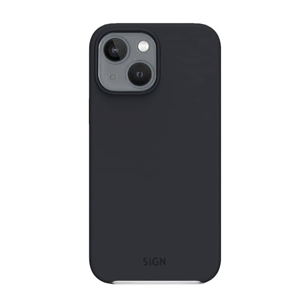 Liquid Silikonetui til iPhone 13 - Svart