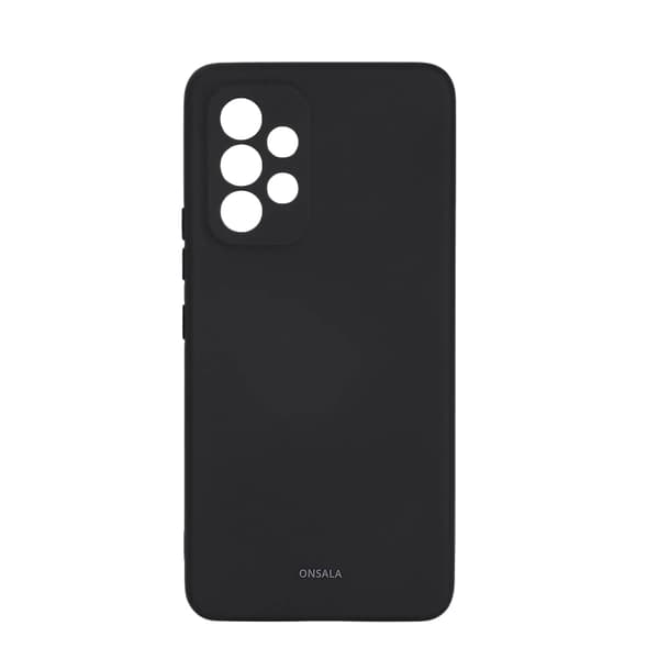 ONSALA Mobildeksel Silikon Samsung A53 5G Sort