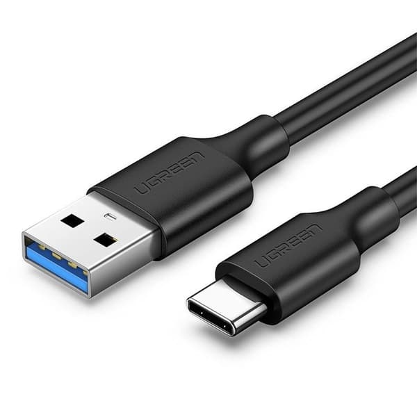 Ugreen USB-A 3.0 til USB-C-kabel 3A, 1m - Svart