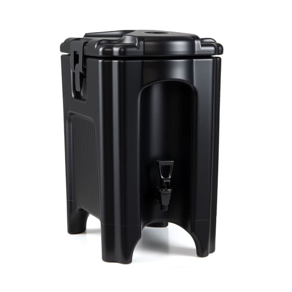 16,5L isoleret drikkevaredispenser med tap, sort