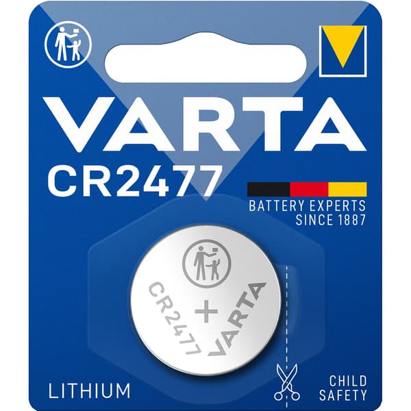 CR2477 3V litium-knappcellebatteri, 1-pakning