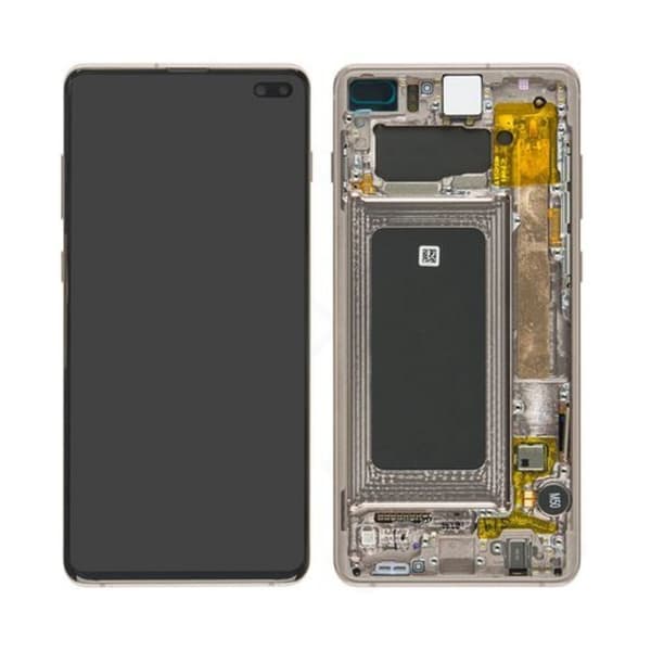 Samsung Galaxy S10 Plus Skärm - Keramik Vit