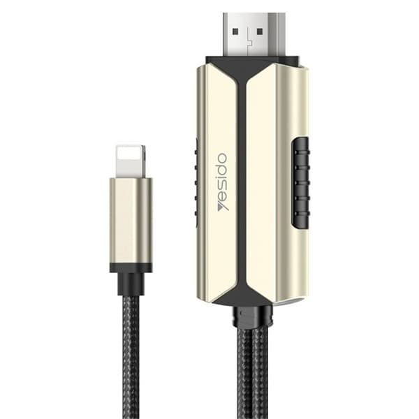 Yesido Lightning til HDMI-kabel 1080P, 2m