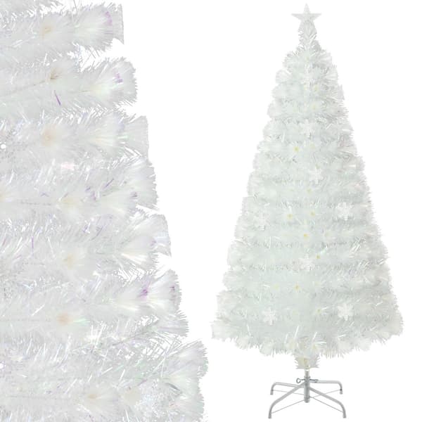 Fiberoptisk julgran 120 cm, LED-lampor, stjärntopp