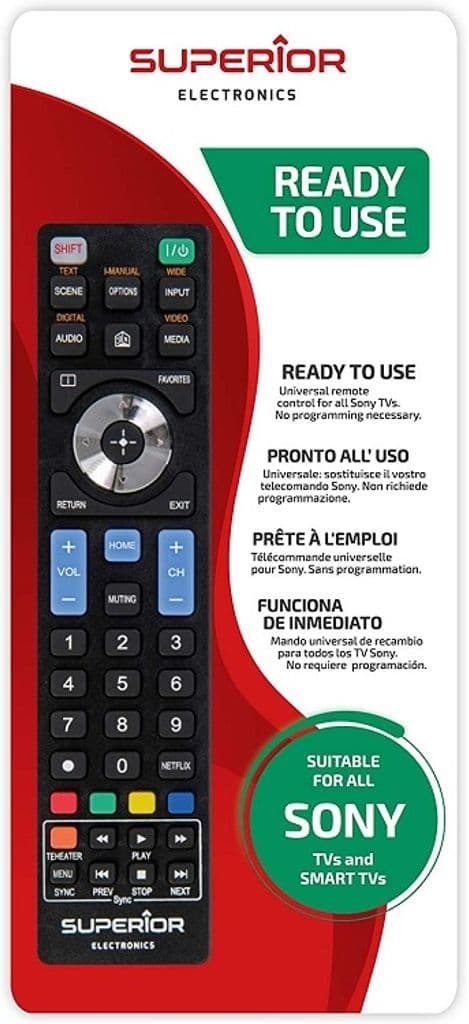 Universal fjärrkontroll Sony