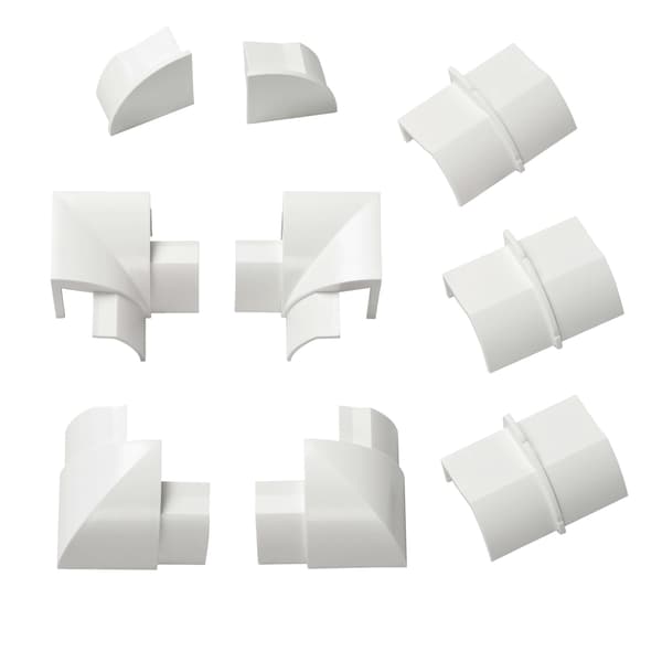 D-LINE Adaptersett 22x22mm Hvit