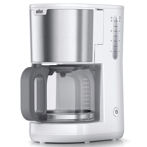 Kaffebryggare, 1,5 l kapacitet, vit
